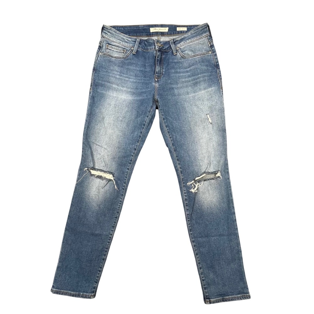 Mavi Blue ADA Distressed Boyfriend Jeans Womens Size 28